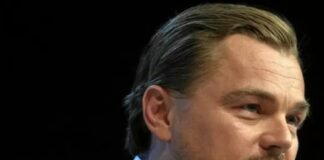 Leonardo Di Caprio no Fórum Econômico Mundial, em 201