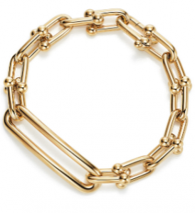 Tiffany HardWear link bracelet in 18k gold medium