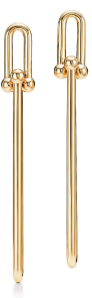 Tiffany HardWear Double Long Link earrings in 18k gold