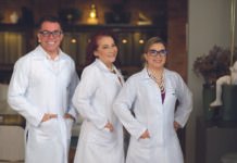 Dr. Alexandre Borja, Dra. Mirthes Lemos e Dra. Eline Lemos