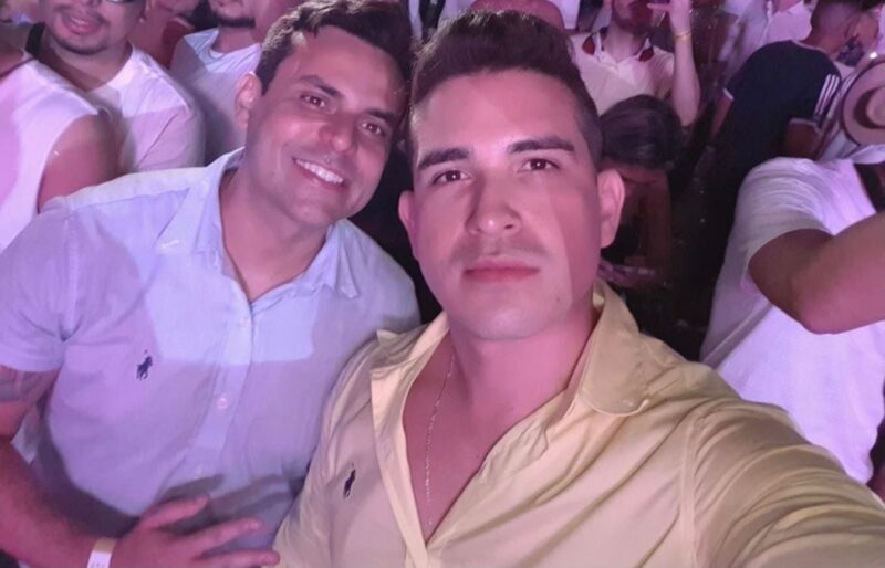 Raphael Carvalho e Silvio Cadena, em Manaus