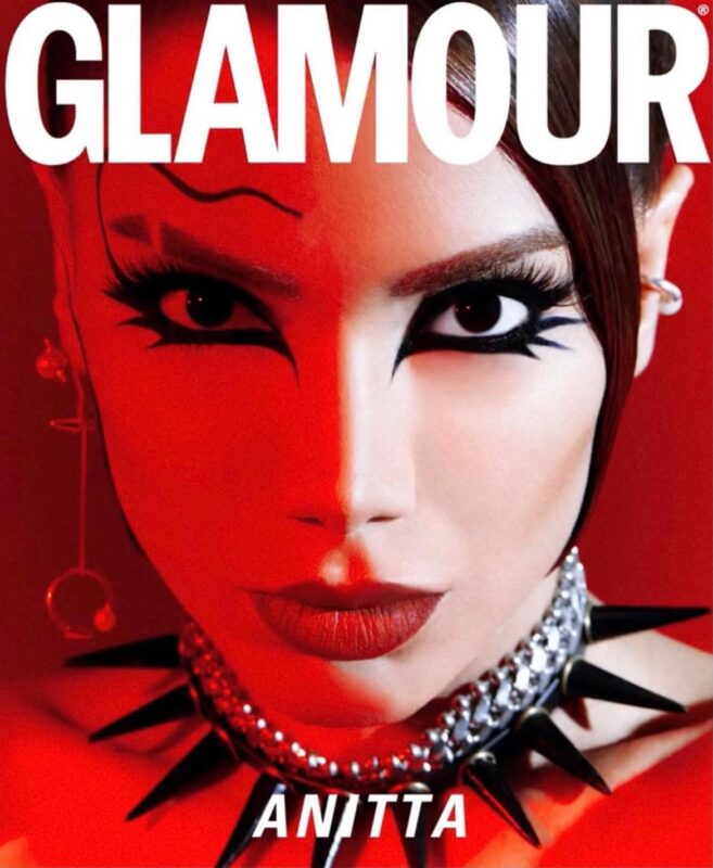 Anitta para a Glamour digital