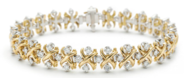 Tiffany & Co. Schlumberger® Lynn Bracelet in Gold with Diamonds