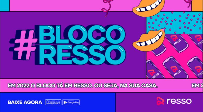 #BlocoResso: Resso promove Carnaval digital e imersivo para os usuários curtirem em casa