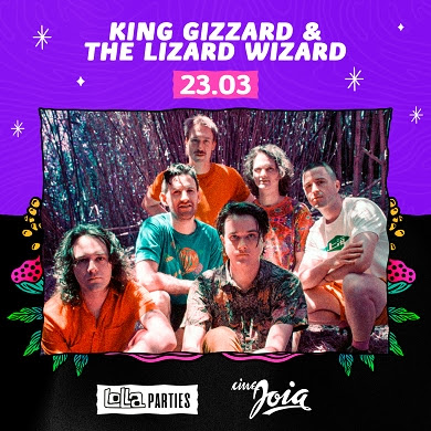 Lollapalooza Brasil anuncia Lolla Parties com King Gizzard & the Lizard Wizard - Foto: divulgação.