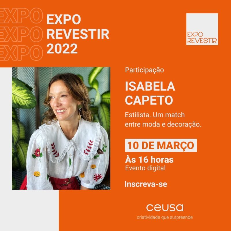 Isabela Capeto na Expo Revestir 2022