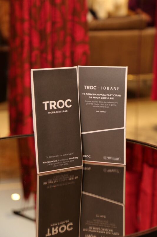 TROC e Iorane anunciam grande parceria em prol da moda circular - Foto: divulgação.