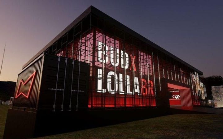 Budweiser promove encontros entre grandes artistas e cria estúdio de conteúdo dentro do Lollapalooza