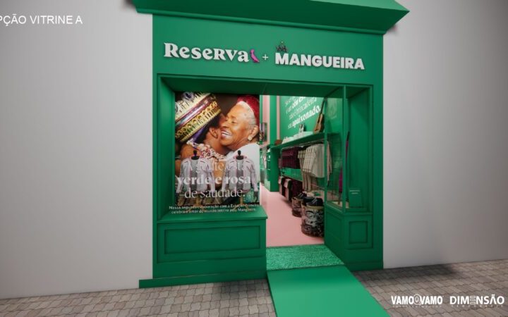 Collab Reserva + Mangueira ganha pop-up store em Ipanema