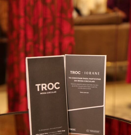 TROC e Iorane anunciam grande parceria em prol da moda circular - Foto: divulgação.