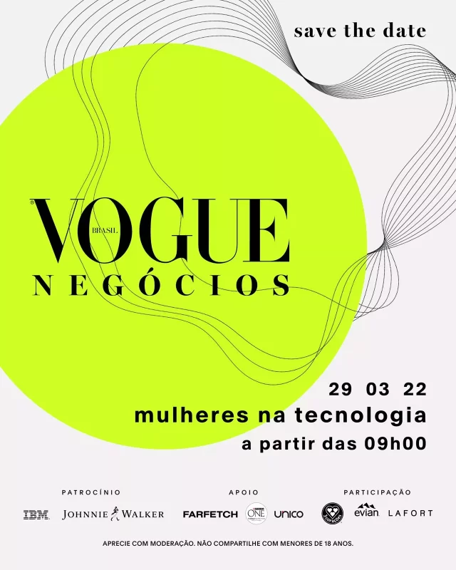 Convite Vogue Negócios