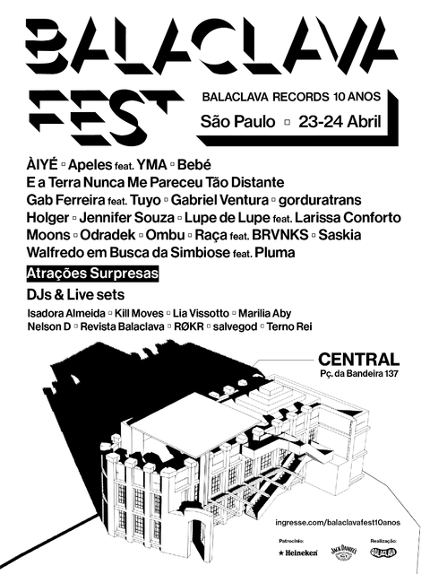 CENTRAL recebe Balaclava Fest: 10 anos
